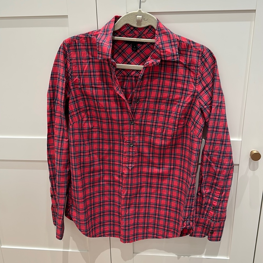 J.Crew collared shirt / popover shirt